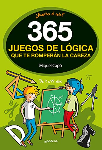 365 enigmas y juegos de lógica: Para niños y niñas. Acertijos divertidos y Retos de ingenio para aprender en Familia. Actividades infantiles para cada día del año (No ficción ilustrados)